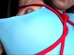 Kinky Asian girl with big tits is made to reach her climax