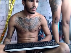 Sexy Latina babe gets anally pounded doggystyle on webcam