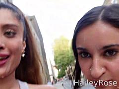 Brunette Hailey Marina Maya Public Nudity