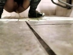 Slow Mo Piss On The Floor from a tiny man's pov