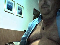 Chubby papa masturbation webcam