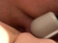 Amateur Wife Fucked Rough after Deep Throating Cock. Loud Female Orgasm with Wand & Pussy Fucking