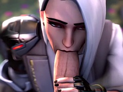 slutty 3d ashe with perfect pussy gets rough fucks