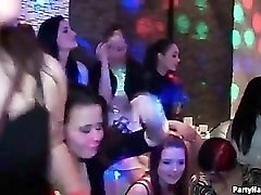Slutty dancing club chicks and hot cocksuckers