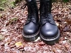 Mushrooms Stomping with Doc Martens Boots (Trailer)