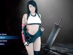 Tattooed Asian cosplays Tifa Lockhart Final Fantasy Onlyfans preview