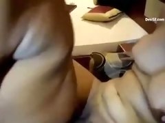 Indian girl get threesome fuck